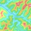 Horner topographic map, elevation, terrain