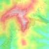 Burke Mountain topographic map, elevation, terrain