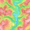 Ouren topographic map, elevation, terrain