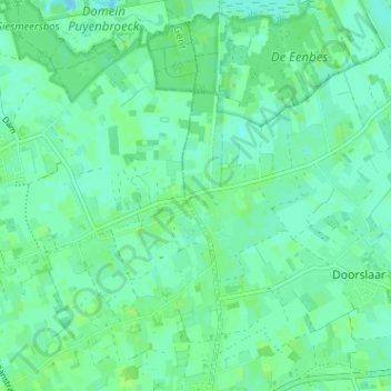 Scheepken topographic map, elevation, terrain