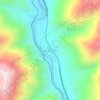 Occobamba topographic map, elevation, terrain