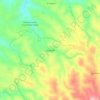 Zacatepec topographic map, elevation, terrain