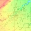 Swan River topographic map, elevation, terrain