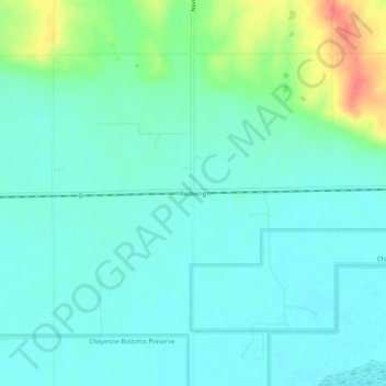 Redwing topographic map, elevation, terrain