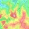 Turky topographic map, elevation, terrain