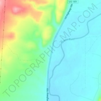 Names Hill topographic map, elevation, terrain