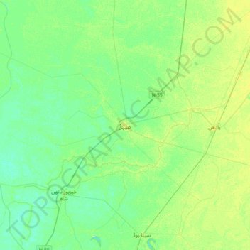 Mehar topographic map, elevation, terrain
