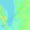Hamlin Lake topographic map, elevation, terrain