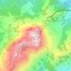 Le Moléson topographic map, elevation, terrain