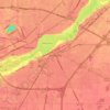 Perrysburg topographic map, elevation, terrain