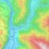 Incino topographic map, elevation, terrain