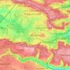 Versalles topographic map, elevation, terrain