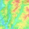 Jonestown topographic map, elevation, terrain
