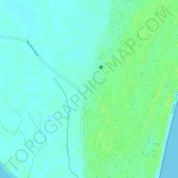 Macaneta topographic map, elevation, terrain