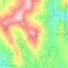 High Knob topographic map, elevation, terrain