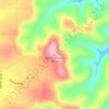 Rich Mountain topographic map, elevation, terrain