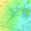 Cowpen Bewley topographic map, elevation, terrain