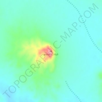 Tulaylat ad Dasm topographic map, elevation, terrain