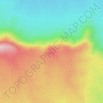 Mincio topographic map, elevation, terrain