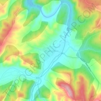 Mikro Dereio topographic map, elevation, terrain