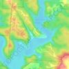 Burr Oak State Park topographic map, elevation, terrain