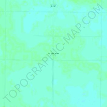 La Matanza topographic map, elevation, terrain