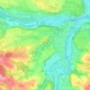 Garsten Nord topographic map, elevation, terrain