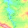 El Membrillo topographic map, elevation, terrain