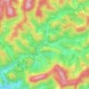 Guiomar topographic map, elevation, terrain