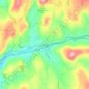 West Warren topographic map, elevation, terrain