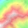Cima Mares topographic map, elevation, terrain