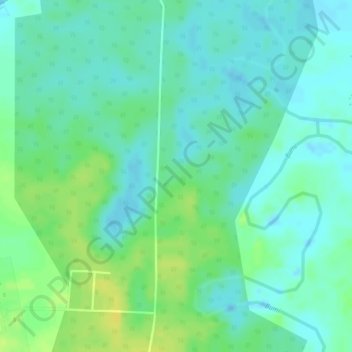 Waroki topographic map, elevation, terrain