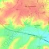 Molesworth topographic map, elevation, terrain