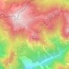Monte Cerchio topographic map, elevation, terrain