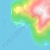 Tjoflot topographic map, elevation, terrain