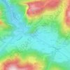 Schrecken topographic map, elevation, terrain