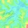 Bandeirantes II topographic map, elevation, terrain