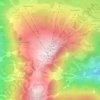 Plattenkogel topographic map, elevation, terrain