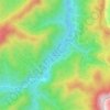 Cataloochee topographic map, elevation, terrain