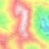 Punta La Marmora topographic map, elevation, terrain