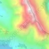 Mount Huber topographic map, elevation, terrain