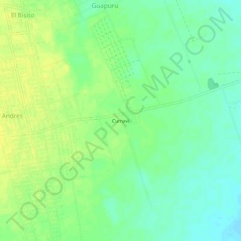 Cumavi topographic map, elevation, terrain