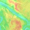 Халезево topographic map, elevation, terrain
