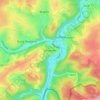 Weweler topographic map, elevation, terrain