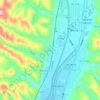 后赵家庄村 topographic map, elevation, terrain