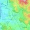 Semice topographic map, elevation, terrain