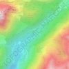 Gorgas de Alba topographic map, elevation, terrain