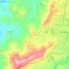 San Pedro topographic map, elevation, terrain