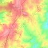 Vila Nova da Rainha topographic map, elevation, terrain