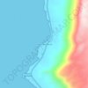 Caleta San Marcos topographic map, elevation, terrain